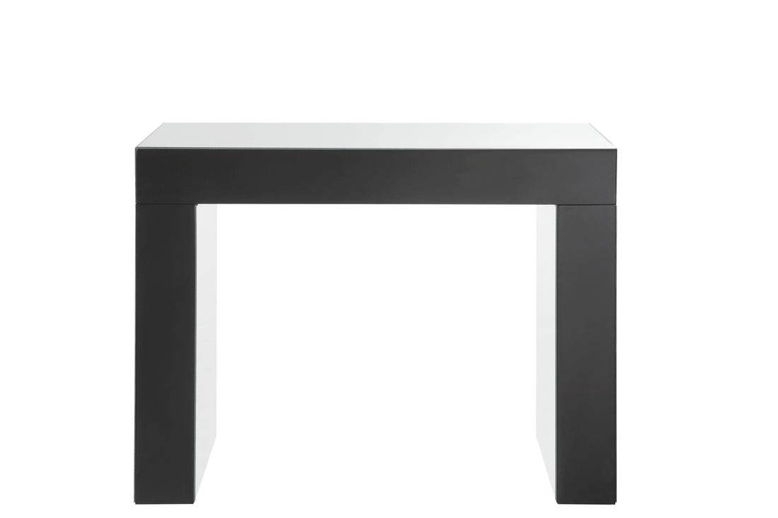 Nysa Mirrored & Faux Crystals Vanity Desk