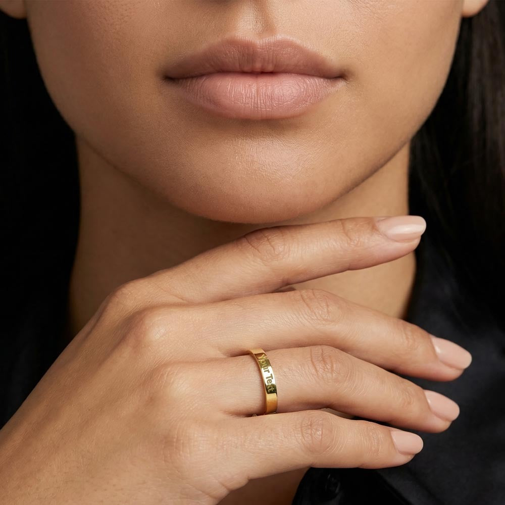 Ladies Engraved Ring