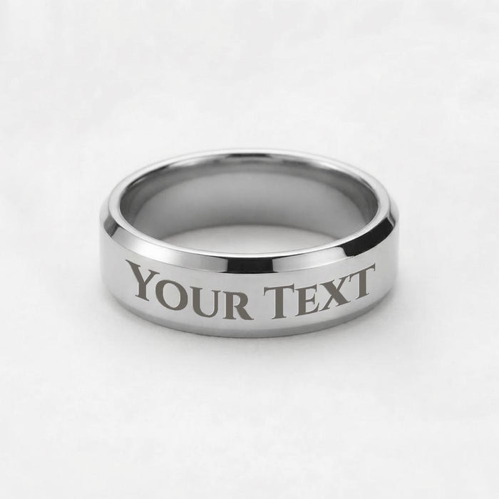 Men's Engraved Ring