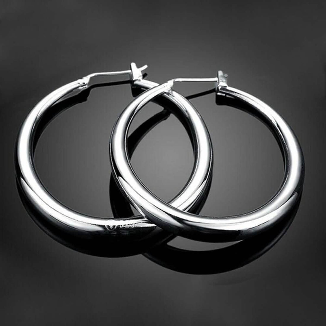 Sterling Silver Hoop Earrings