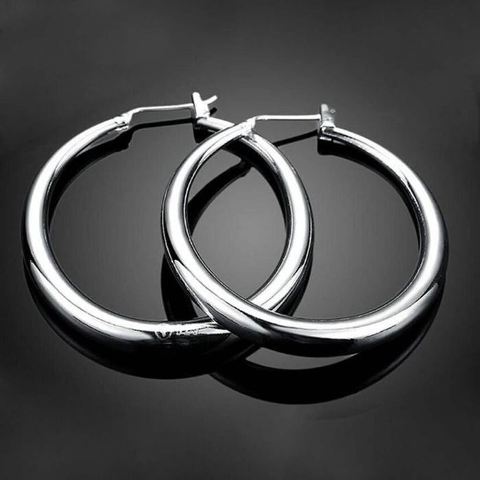 Sterling Silver Hoop Earrings
